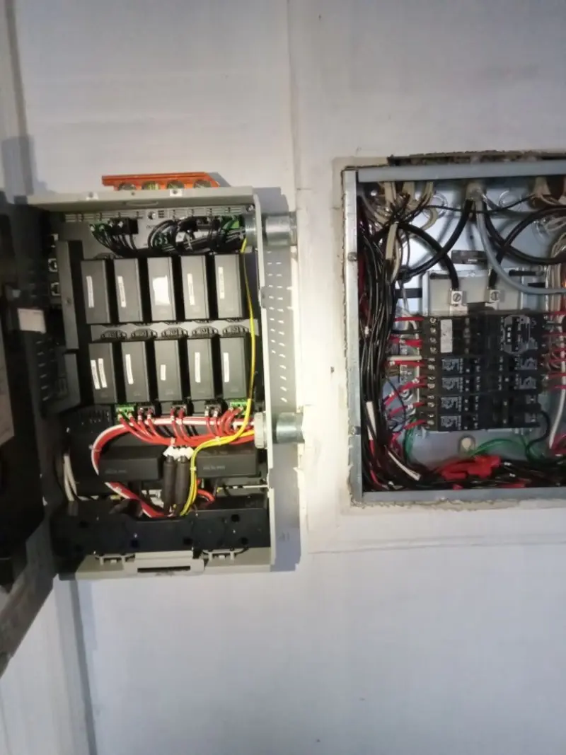 Electrical panel upgrade completed for Commercial Electrician Services in Huntington